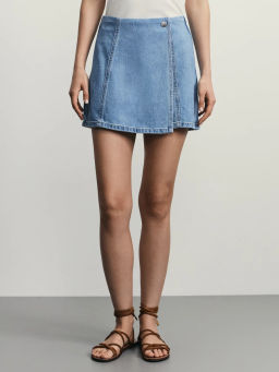 Юбка-шорты джинсовые / Zarina  фото 9