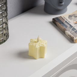 Цена за 12 шт. Светодиодная фигура «Снежинка» 7×8.5×8 см, пластик, от батареек AG13×3, свечение тёплое белое