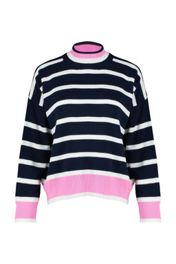 Lacivert Super Genis Kal?p Triko Kazak TWOAW24KZ00404 - Trendyolmilla фото 6