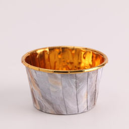 Цена за 50 шт. Форма для выпечки кексов и капкейков, кондитерская упаковка, «Белый мрамор», 7×4×5 см