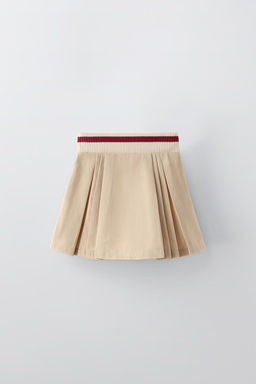 RIBBED BOX PLEAT SKIRT - Zara фото 3