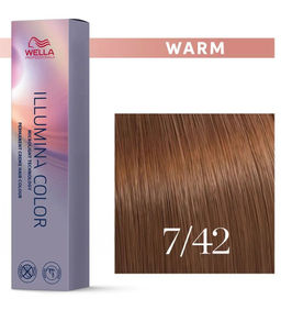 Illumina Color 7/42 средний блондин красный, Wella Professionals