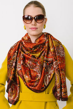 Большой мягкий очень нежный двусторонний палантин