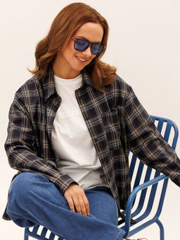 Костюм Liona Style 955 клетка синий