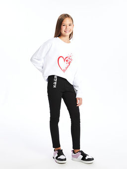 Beli Lastikli K?z ?ocuk Tayt - Waikiki фото 4