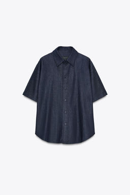 ZW COLLECTION DENIM SHIRT - Zara фото 5