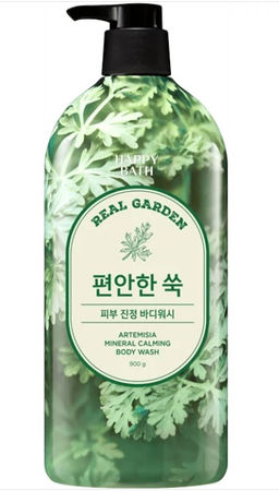 Real Garden Artemisia Mineral Calming Body Wash - Гель для душа с экстрактом полыни, 900мл