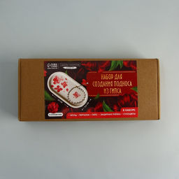 Набор для создания поддона из гипса с сухоцветами Овал - Школа талантов фото 13