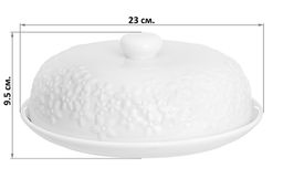 Блинница 23*23*9,5 см "Цветочки"
