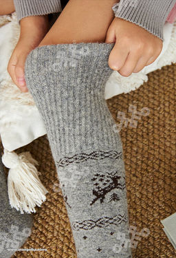 Гольфы детские из монгольской шерсти (арт. 02114) - Тод оймс ххк фото 7