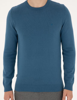 Kobalt Slim Fit Bisiklet Yaka Basic Triko Kazak - Pierre cardin фото 6
