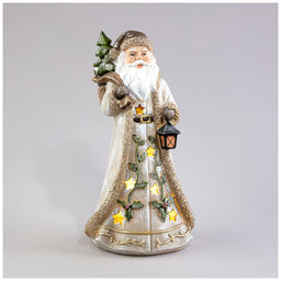 СТАТУЭТКА ДЕД МОРОЗ С LED-ПОДСВЕТКОЙ 17,5Х14,5Х33,5 СМ - Lefard фото 4