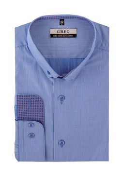 Сорочка мужская длинный рукав GREG 211/131/7306/Z/b/1_GB  фото 2