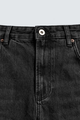 JEANS FLARE FIT ROTOS / Negro - Zara фото 9
