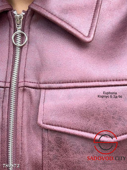 Женская куртка кожаная осенняя - Bruno фото 9