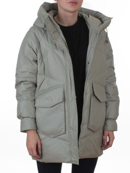 EB2819 OLIVE Куртка зимняя женская (200 гр. холлофайбер)