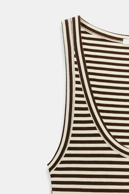 VESTIDO MIDI ASIM?TRICO RAYAS / rayas - Zara фото 7
