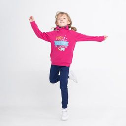 CRB wear/CWKG 62812-46-282 Джемпер модель худи для девочки, фуксия/Ex.Cherubino фото 2