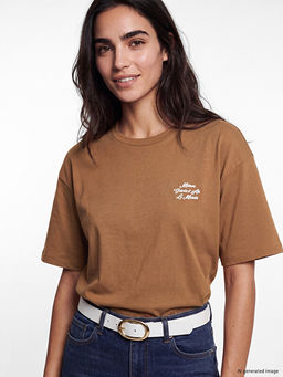 Oversize %100 Pamuklu Kad?n Ti??rt