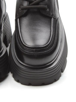 03-5931 BLACK Полуботинки женские (натуральная кожа)