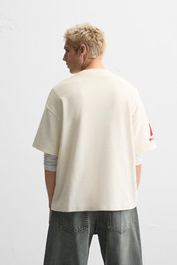 TEXTURED SLOGAN SWEATSHIRT - Zara фото 3