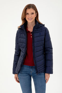 Женское темно-синее пальто - U.s. polo assn фото 3