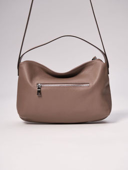 Сумка багет на плечо Deboro 30963 тауп