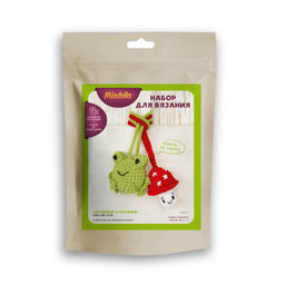 Набор для вязания Miadolla AMG-MN-0150 Лягушонок и мухомор