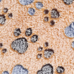 Коврик для отдыха животных, двусторонний (флис+ротанг), 40 х 30 см,бежевый - Пижон фото 4