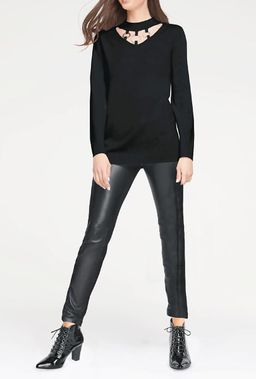 Пуловер, черный - Ashley brooke фото 3