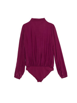 CONTE Блузка-боди из вискозы премиального качества "прикосновение шелка" LBD 1035 bordo