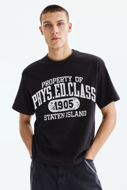 Camiseta con motivo estampado Loose Fit - H&m фото 26