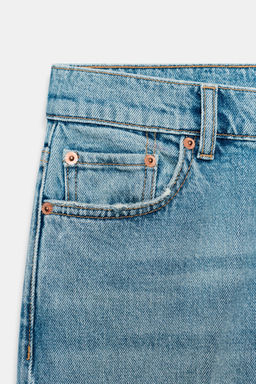 JEANS ZW COLLECTION CROPPED FLARE TIRO MEDIO / Azul lavado - Zara фото 9