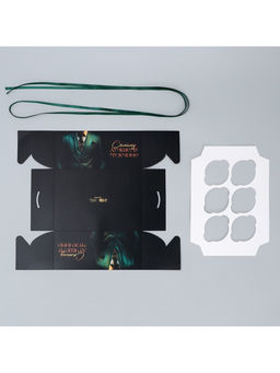 Цена за 5 шт. Коробка для капкейка, кондитерская упаковка, 6 ячеек Стиль 23?16?10 см