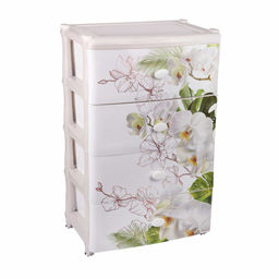 Комод широкий "Орхидеи" 4-х секц. М2638