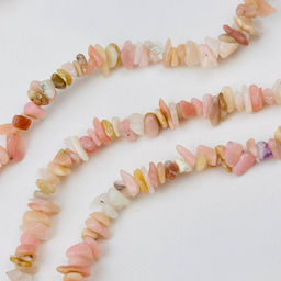 Бусины для украшений из розового Опала крошка