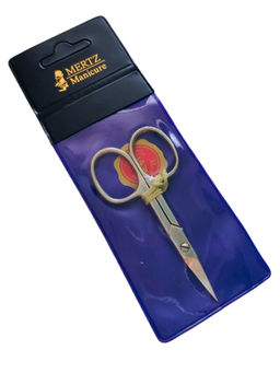 Mertz Ножницы маникюрные для ногтей 652NP, серебристый глянцевый