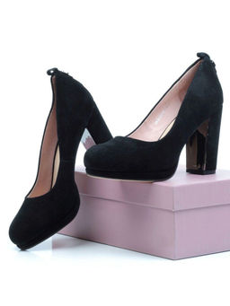 06-X0616-H187-K20 BLACK Туфли женские (натуральная замша)