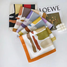 K13574 Платок (90/90см шелк) МУЛЬТИЦВЕТ_02