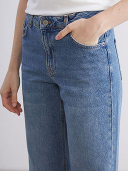 Wideleg Kad?n Jean Pantolon