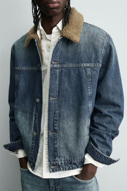 DOUBLE-FACED DENIM JACKET - Zara фото 6