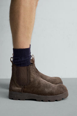 LEATHER CHELSEA BOOTS X SR_A - Zara фото 2