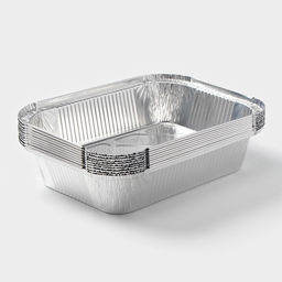 Набор форм для выпечки из фольги Доляна, 1.9 л, 26.5×19×5 см, 10 шт.