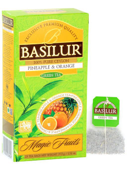 Коллекция Волшебные фрукты / АНАНАС И АПЕЛЬСИН (71544 ) черн. 25 пак/ (BASILUR)