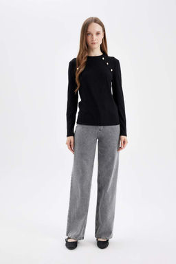 Туника-футболка с длинными рукавами - Defacto фото 2