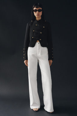 CHAQUETA ALAMARES ZW COLLECTION / Negro