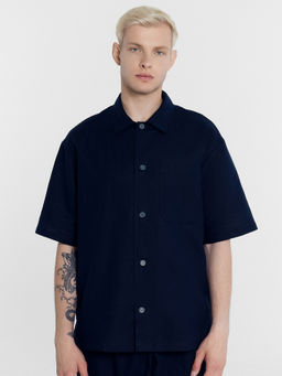 Рубашка мужская Mark Formelle 111887 тёмно-синяя  фото 2