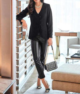 Блейзер, черный - Ashley brooke фото 5