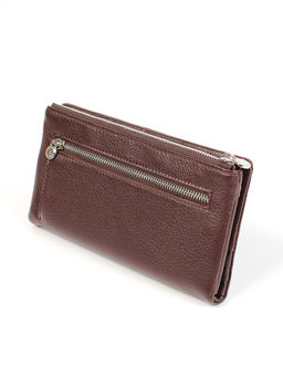 LACCOMA кошелек LA-1089-темно-бордовый натуральная кожа  фото 2