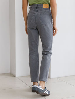 Джинсы mom-fit из эластичного денима - Vilatte фото 4